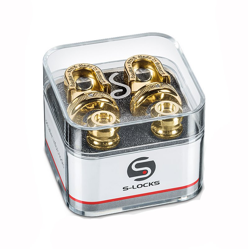 Schaller S-Lock Strap Locks - Gold