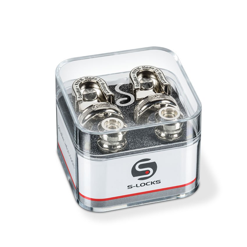 Schaller S-Lock Strap Locks - Chrome