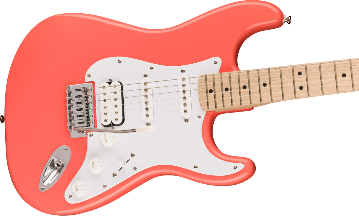 Squier Sonic Strat HSS MN Tahitian Coral