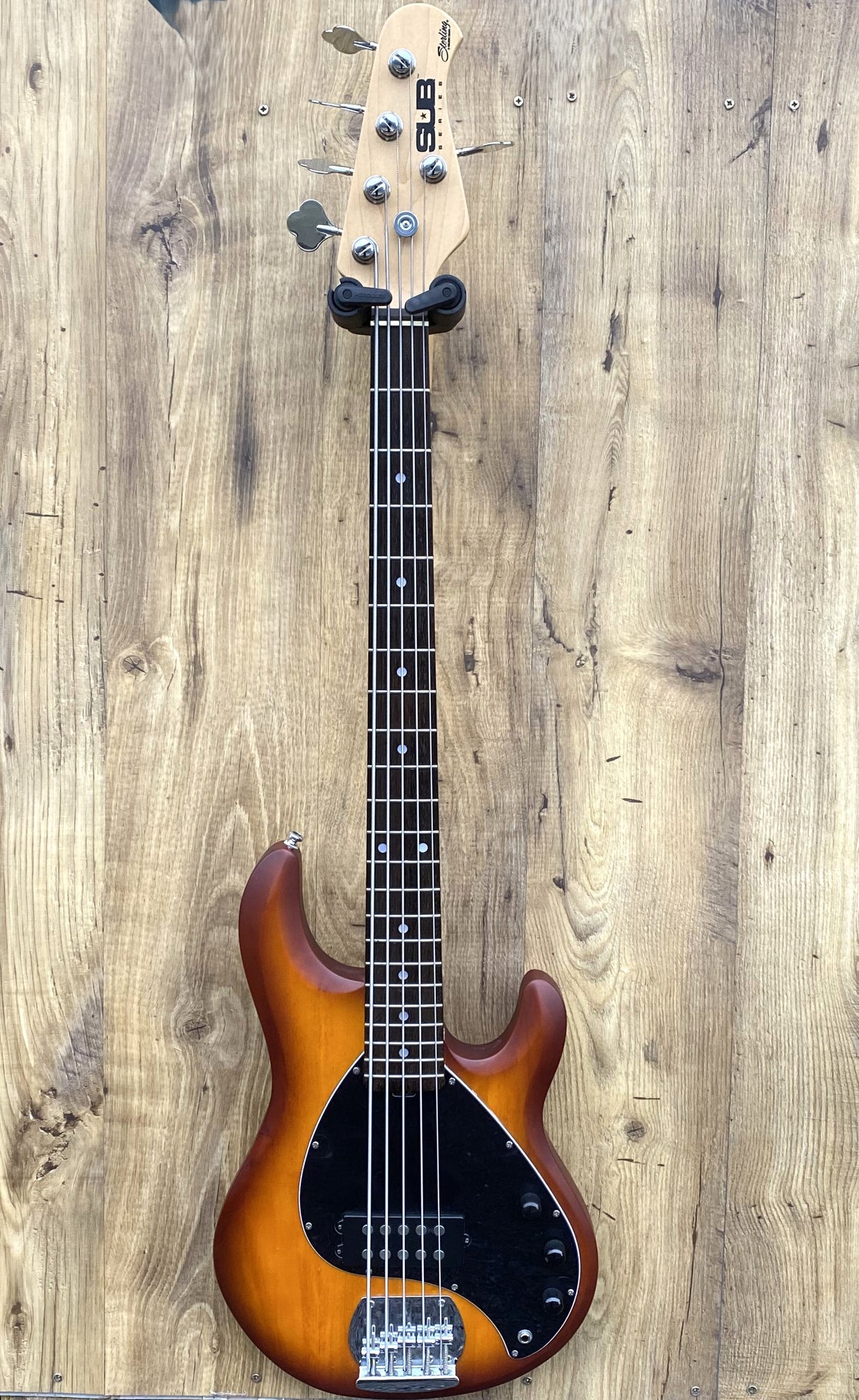 Sterling by Music Man Sub Ray 5 Honeyburst Satin