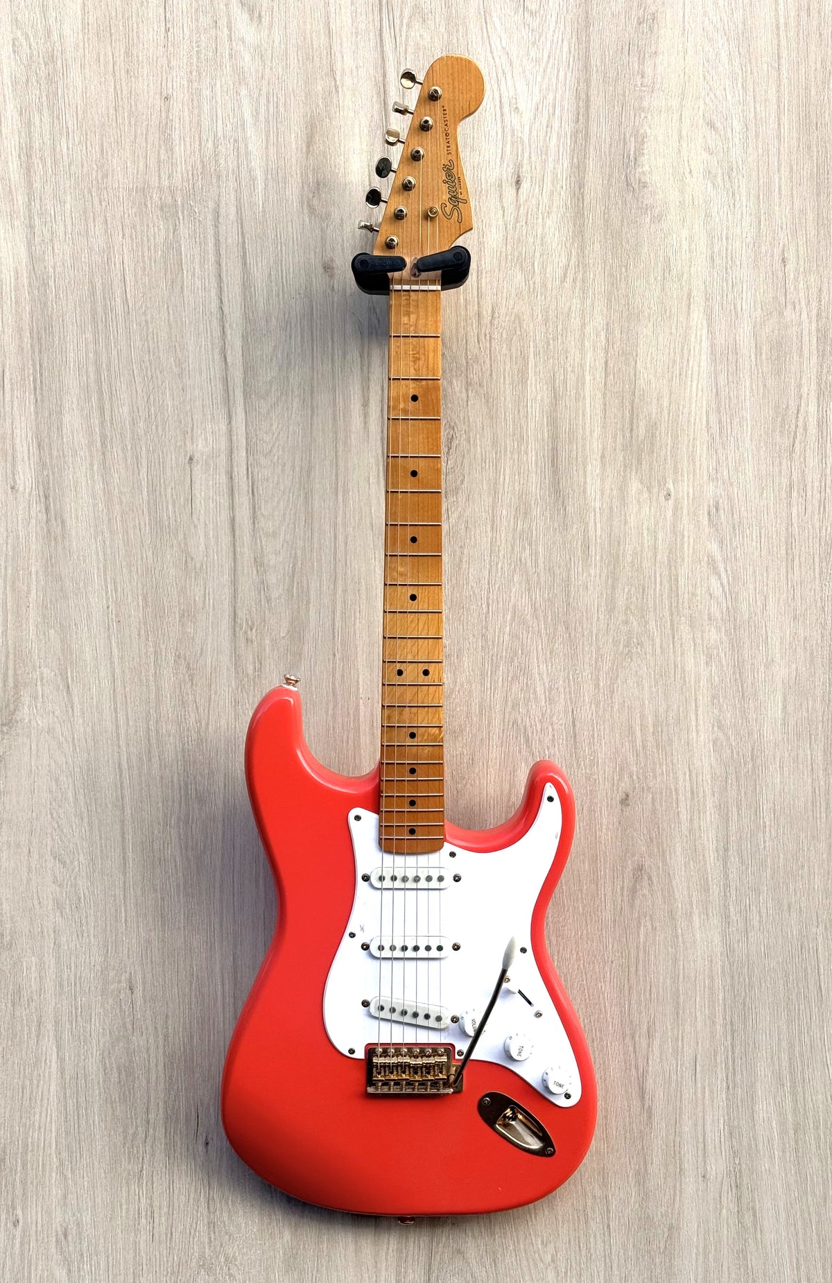 Squier FSR Classic Vibe 50s Strat Fiesta Red Gold Hardware 2021