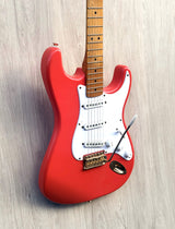 Squier FSR Classic Vibe 50s Strat Fiesta Red Gold Hardware 2021