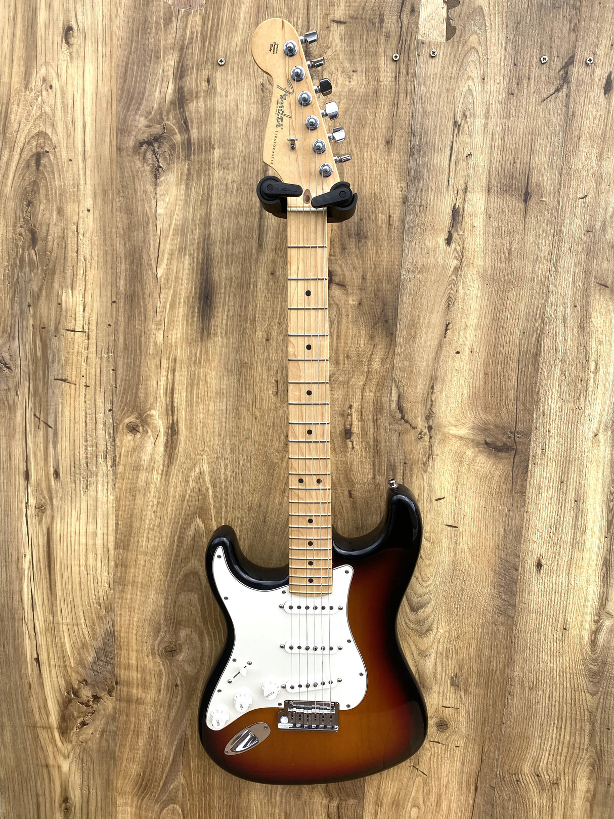 Fender American Strat MN Sunburst 2001 Left Hand