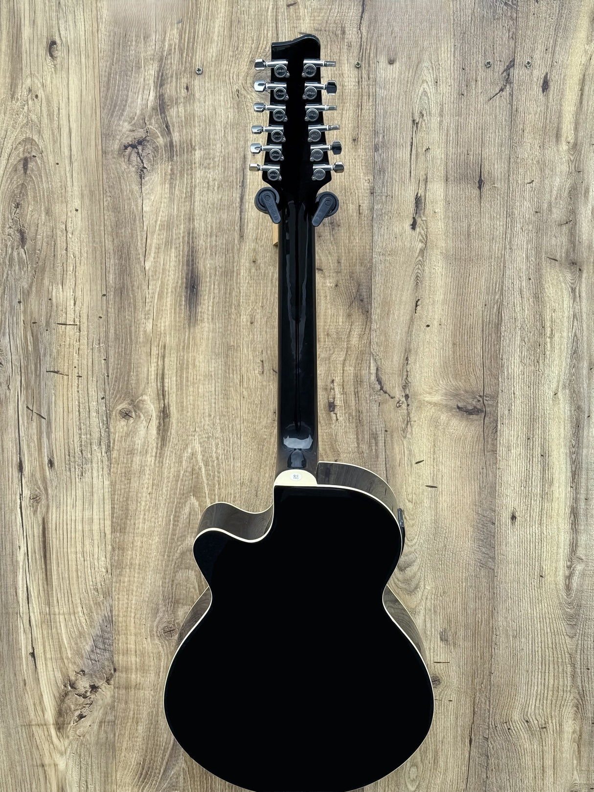 Stagg SW206CE Western 12-String Dreadnought Black