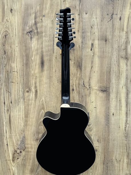 Stagg SW206CE Western 12-String Dreadnought Black