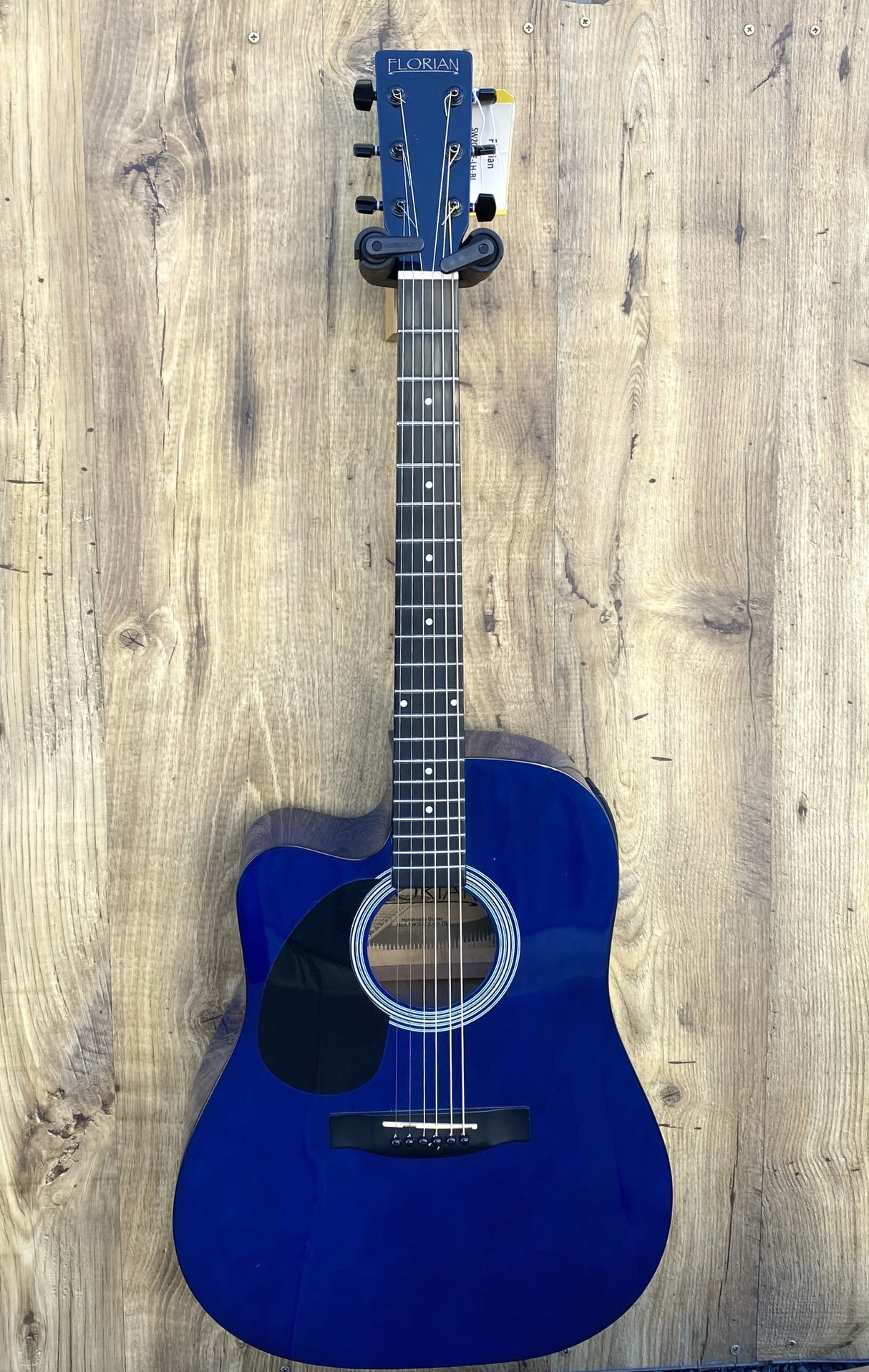 Florian SW203CE Dreadnought Left Hand Blue