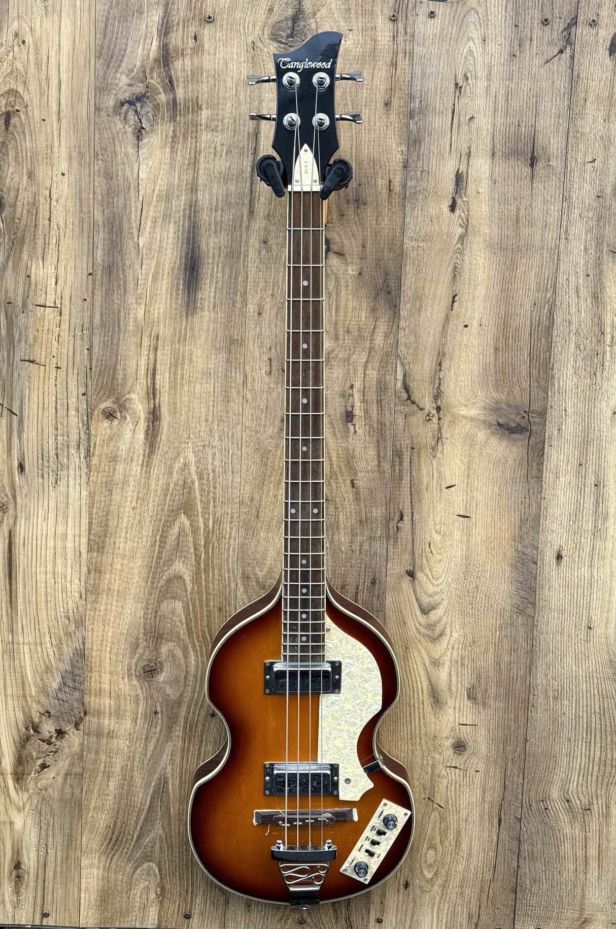 Tanglewood RVB2 Violin Bass - Vintage Sunburst