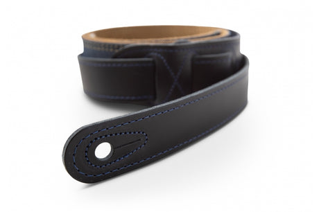 Taylor Blue Denim Strap Gold Logo 2"