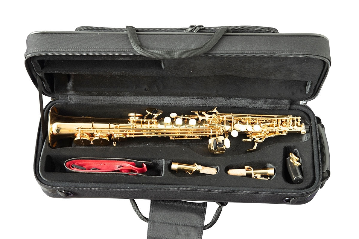 Trevor James The Horn Soprano Sax 2 Piece Gold Lacquer