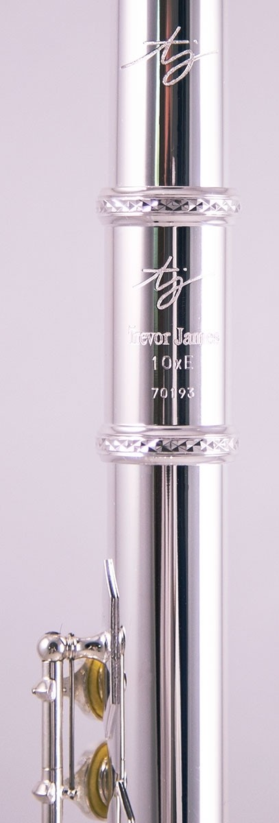 Trevor James 10xp Flute Outfit - CS 925 Silver Lip Plate and riser