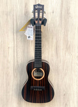 Uma UK11SC Striped Ebony Concert Ukulele