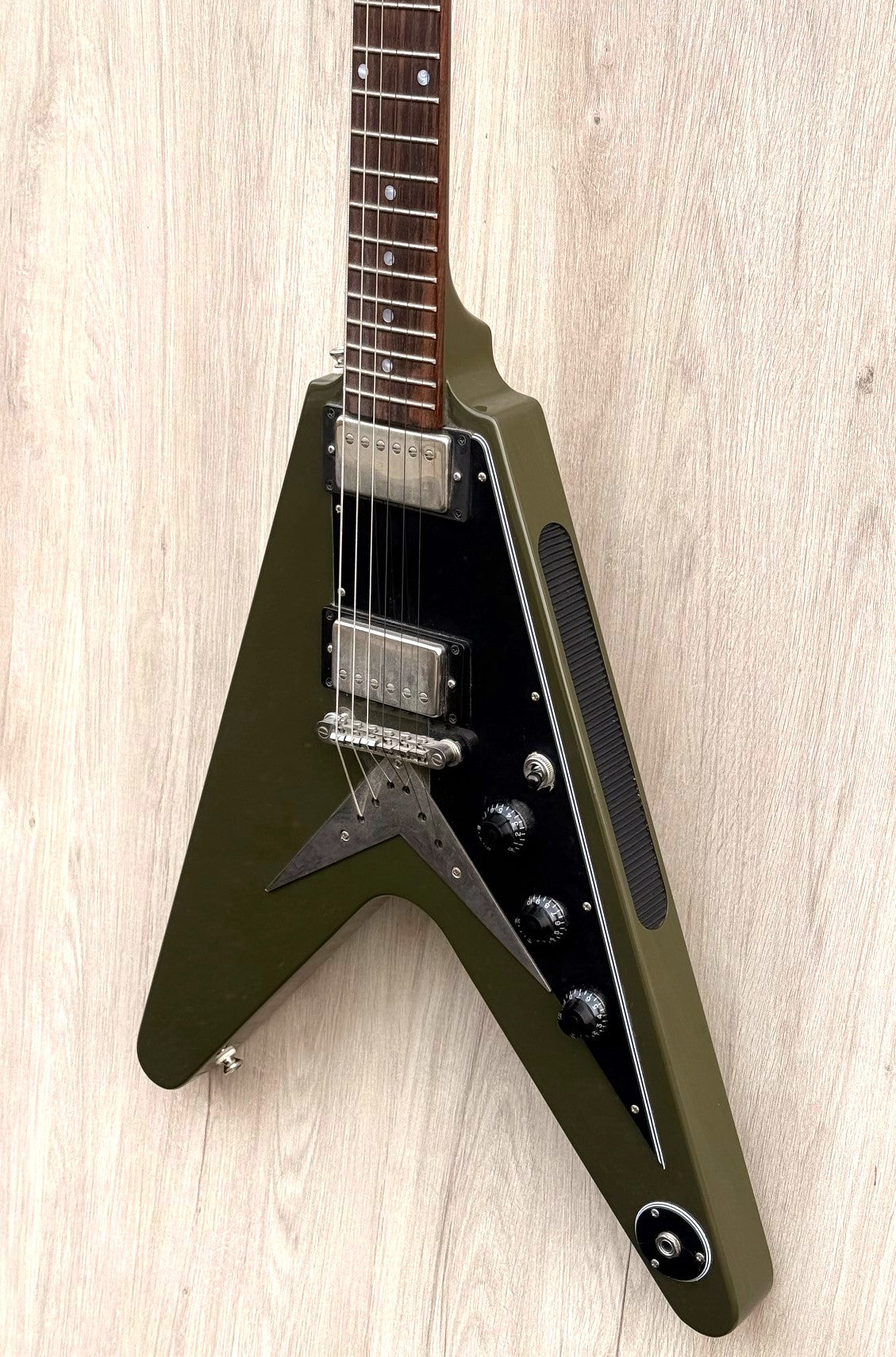 Epiphone Flying V Olive Drab 2024 Limited Run