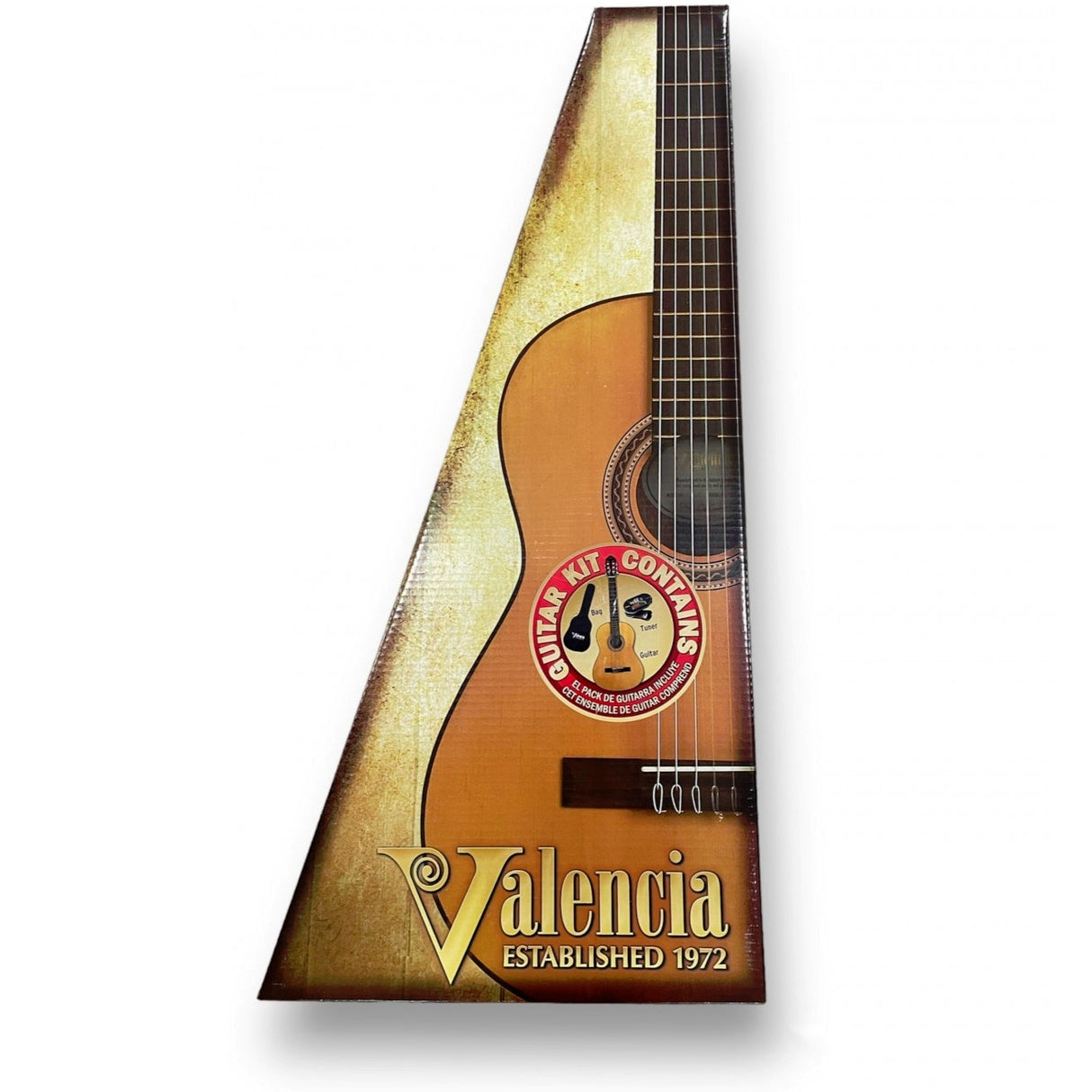 Valencia 3/4 Classical Guitar With GigBag & Tuner