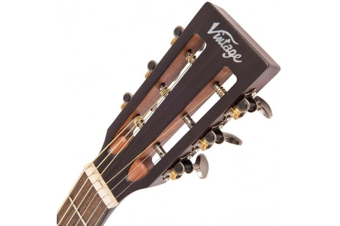 Vintage Historic Series 'Drop Shoulder' Acoustic Guitar Aged Finish