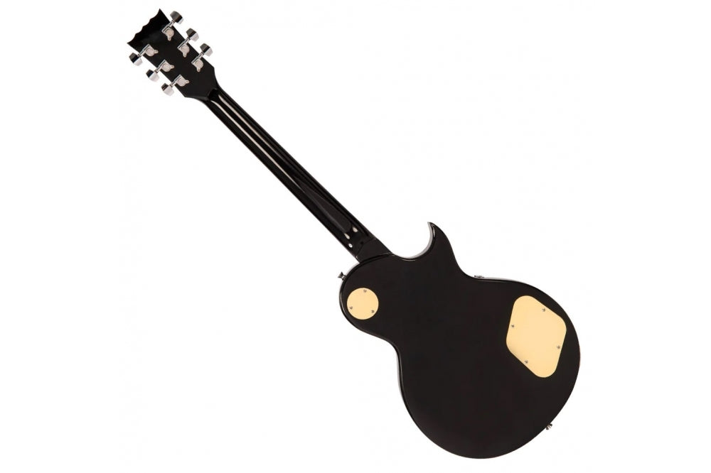 Vintage V10 Coaster Left Hand Electric Guitar Boulevard Black