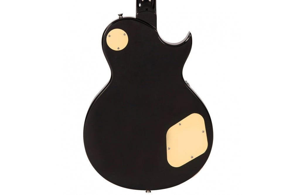 Vintage V10 Coaster Left Hand Electric Guitar Boulevard Black