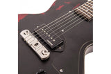 Vintage V120 Distressed Black Over Cherry Red