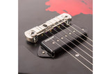 Vintage V120 Distressed Black Over Cherry Red