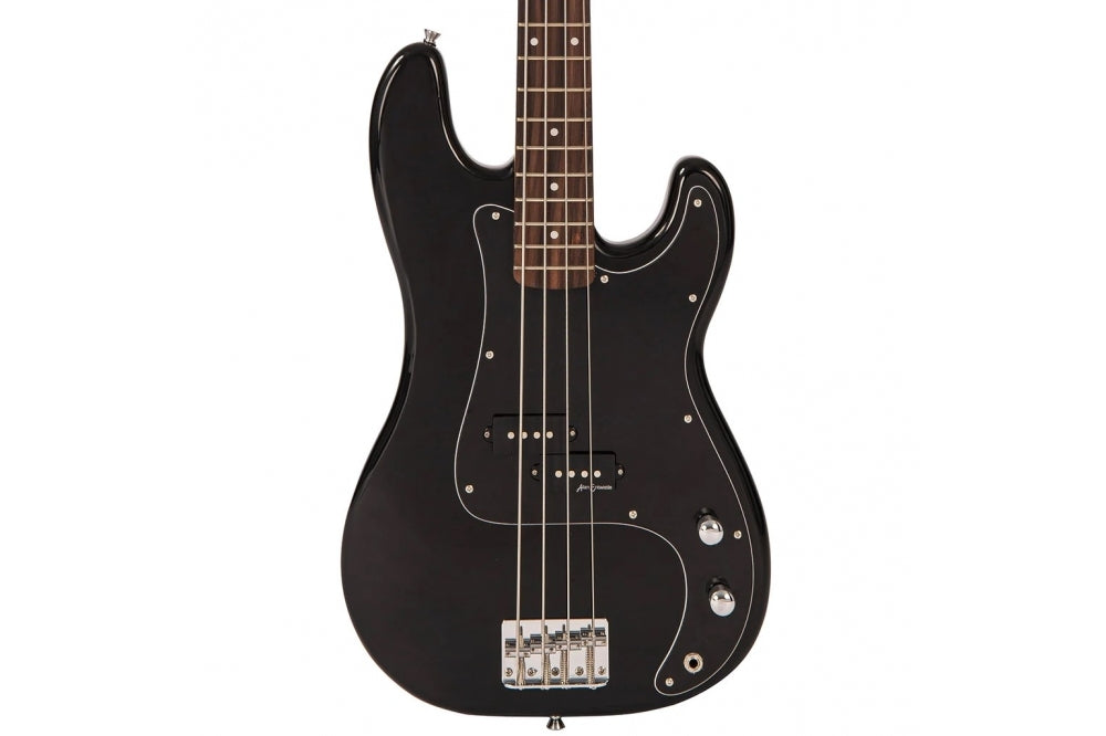 Vintage V40 Bass Boulevard Black Guitar Pack