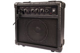Vintage V495 Bass Boulevard Black Guitar Pack