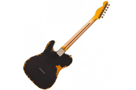 Vintage V59 ICON Electric Guitar Distressed Black