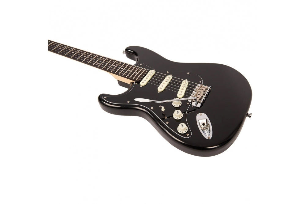 Vintage V60 Left Hand Guitar Pack Boulevard Black