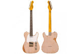 Vintage V62 ICON Electric Guitar Distressed Ash Blonde