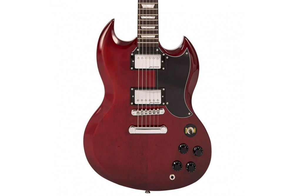 Vintage V69 Coaster Series Electric Guitar Pack - Cherry Red