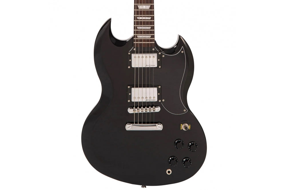 Vintage V69 Coaster Series Electric Guitar Pack - Boulevard Black