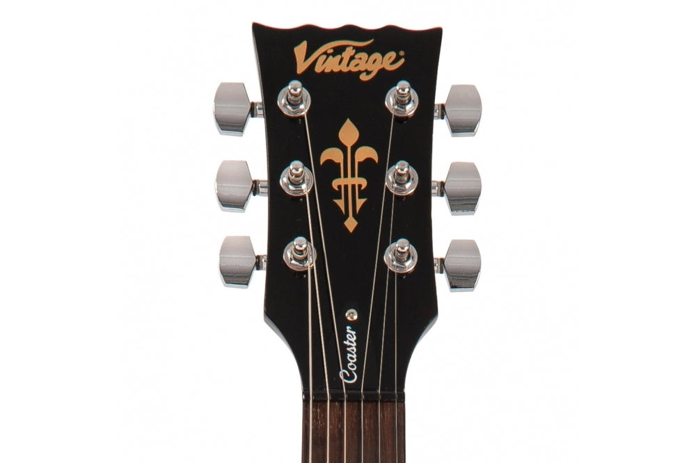 Vintage V69 Coaster Series Electric Guitar Pack - Boulevard Black