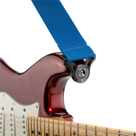 D'Addario Blue Guitar Strap 50MM Poly Auto lock