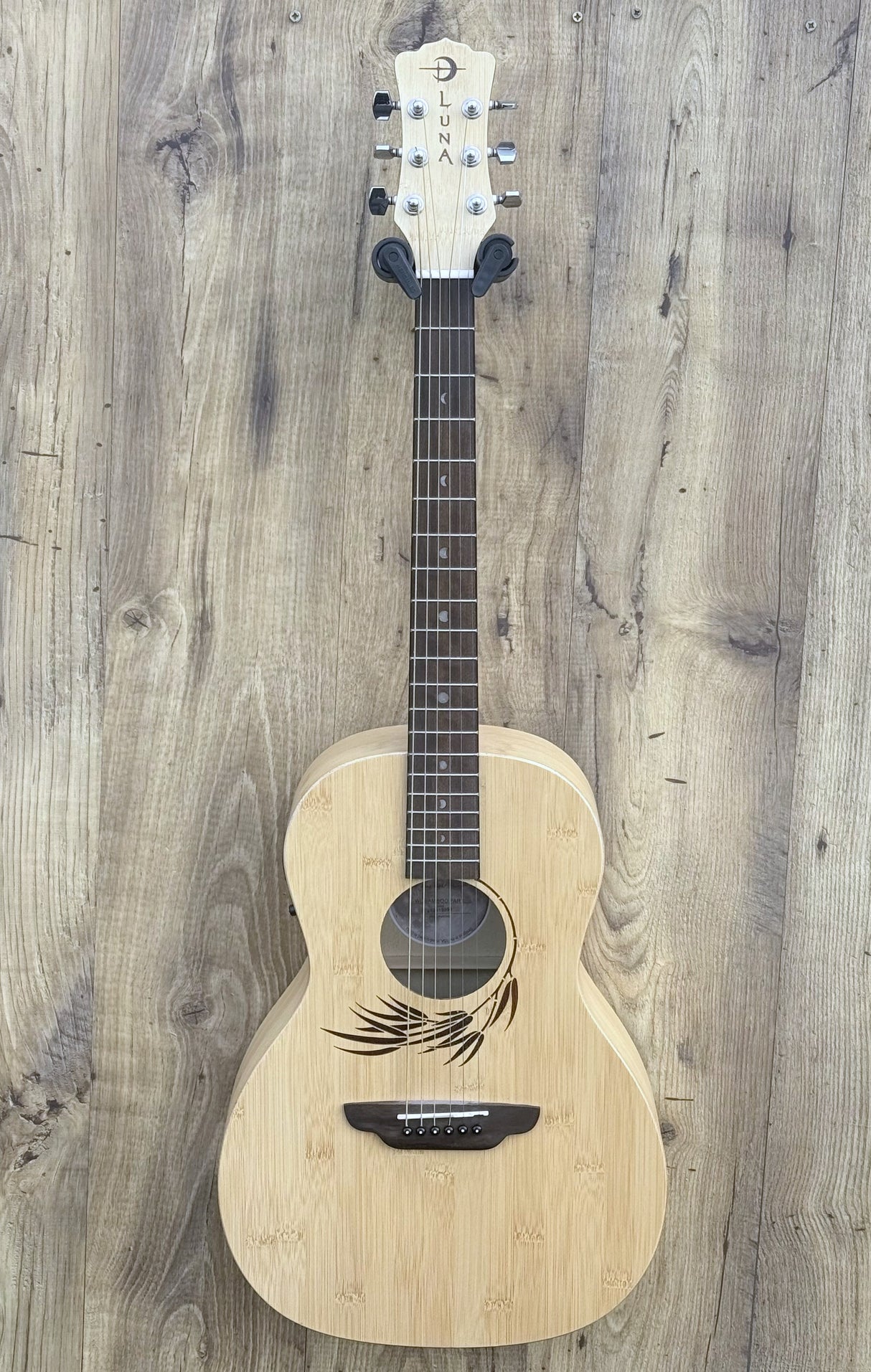 Luna Woodland Bamboo Parlour Electro-Acoustic