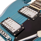 Vintage VS6 ReIssued with Vibrola Tailpiece - Gun Hill Blue