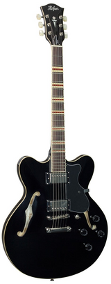 Hofner Verythin Semi-acoustic Guitar - Black