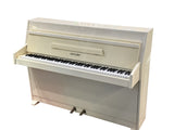 Zender Upright Piano Polished White