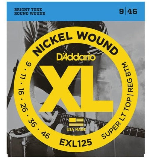 D Addario 125  XL 9-46 Super Light