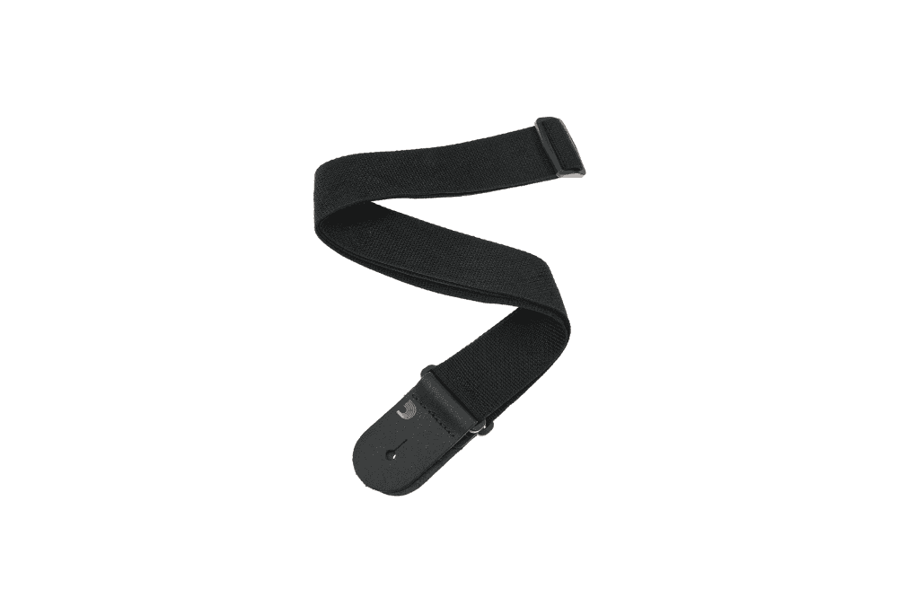 D Addario 50mm Polypropylene Guitar Strap  Black