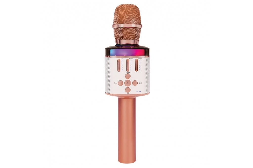 Easy Karaoke Bluetooth Wireless Microphone Rose Gold