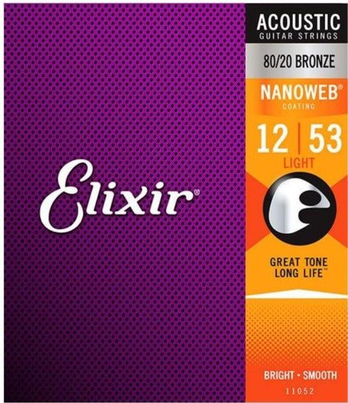 Elixir Nanoweb 80/20 Bronze 12-String 10-47