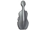 Hidersine Case Polycarbonate Cello Brushed Silver