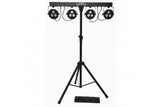 Kam Power Party Bar WFS Lights - inc lights, stand, footswitch & bag