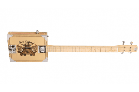 Lace Cigar Box Electric Guitar 4 String - Americana