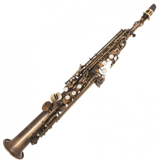 Odyssey Symphonique Straight Bb Soprano Saxophone Outfit  Distressed