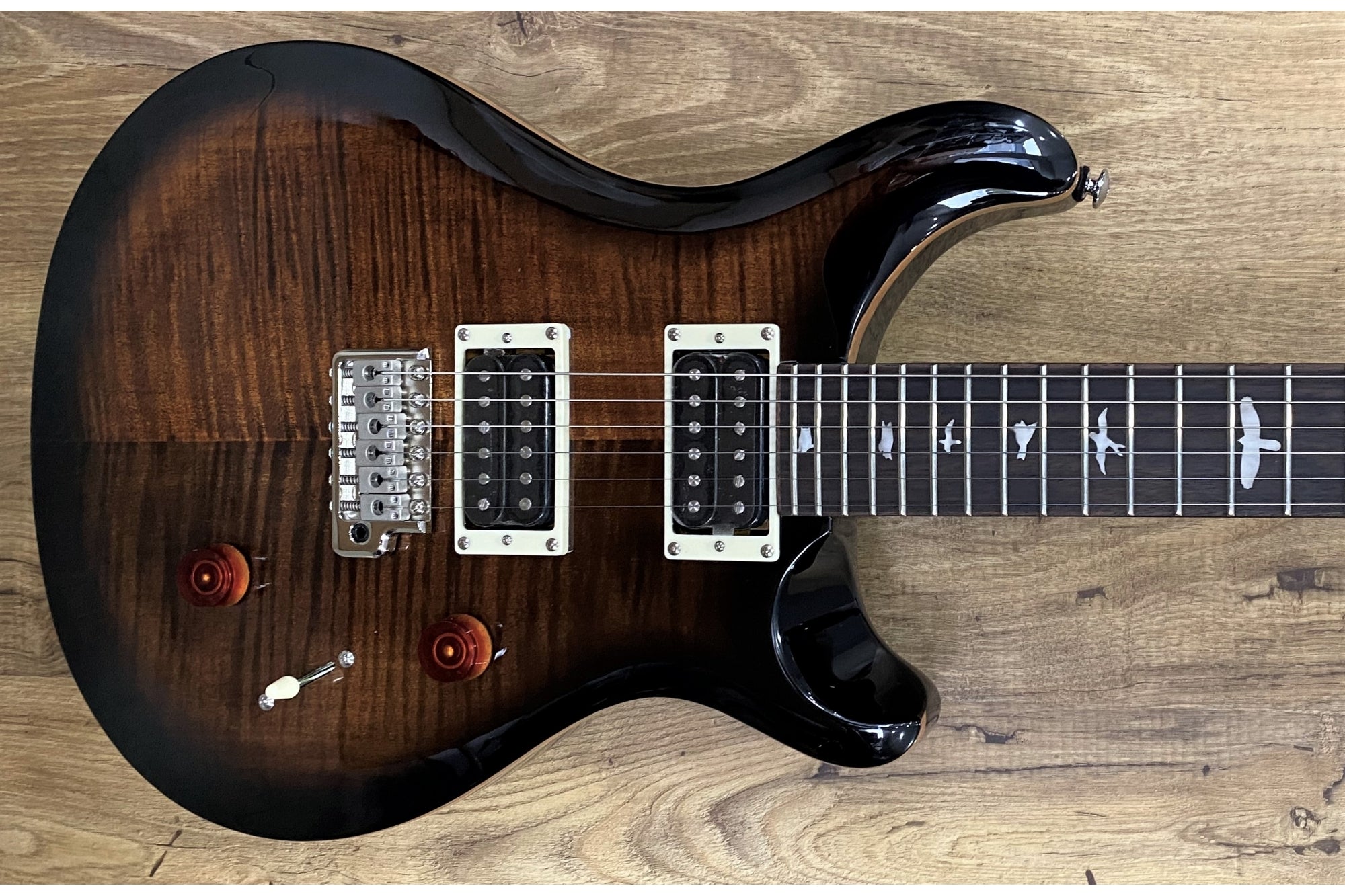 PRS SE Custom 24 Black Gold Sunburst – Reidys Home Of Music