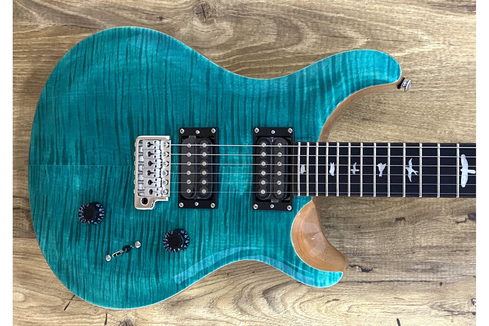 PRS SE Custom 24 Turquoise – Reidys Home Of Music