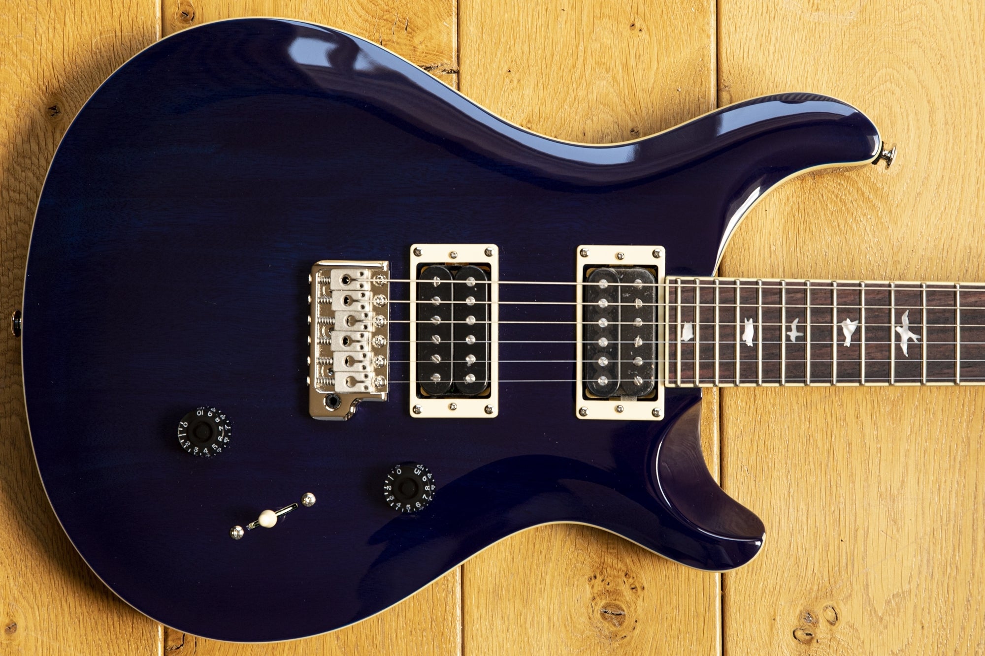 ギター PRS SE Standard 24 Translucent Blue PRS Guitars SE Standard 24-08 Electric Guitar Translucent