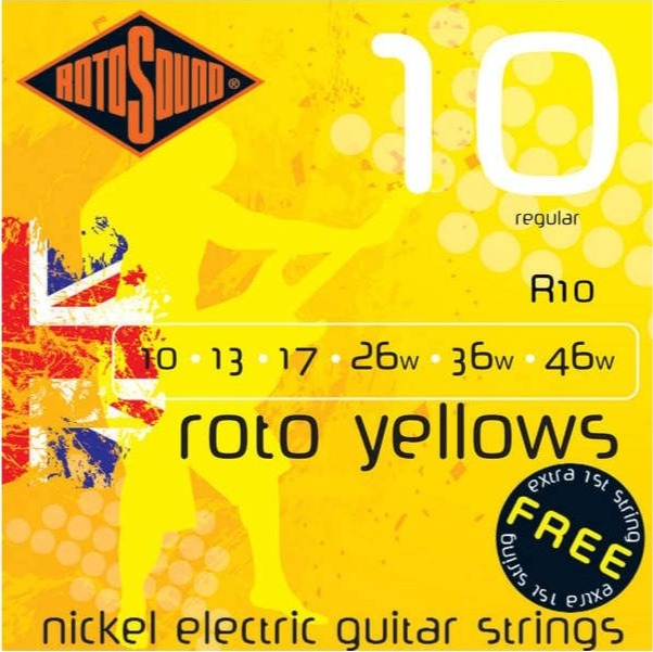 Rotosound R10 Roto Yellows Regular