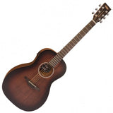 Vintage Statesboro Parlour Electro-Acoustic Guitar Whisky Sour