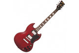 Vintage V69 Coaster Series Electric Guitar Pack - Cherry Red