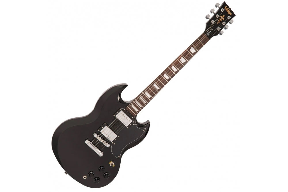 Vintage V69 Coaster Series Electric Guitar Pack - Boulevard Black